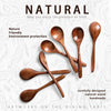 Natural Wooden Cooking Spoon Set