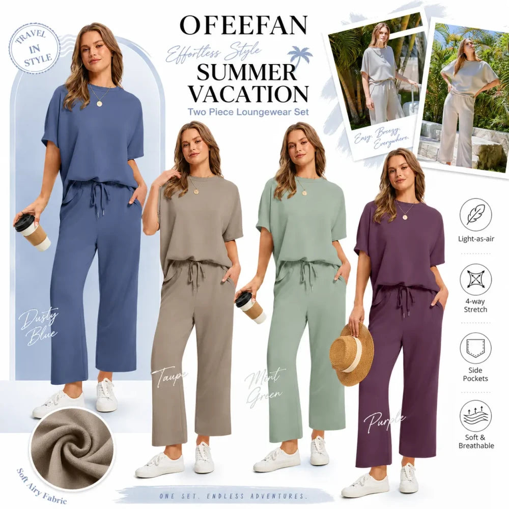 Ofeefan Two Piece Lounge Set