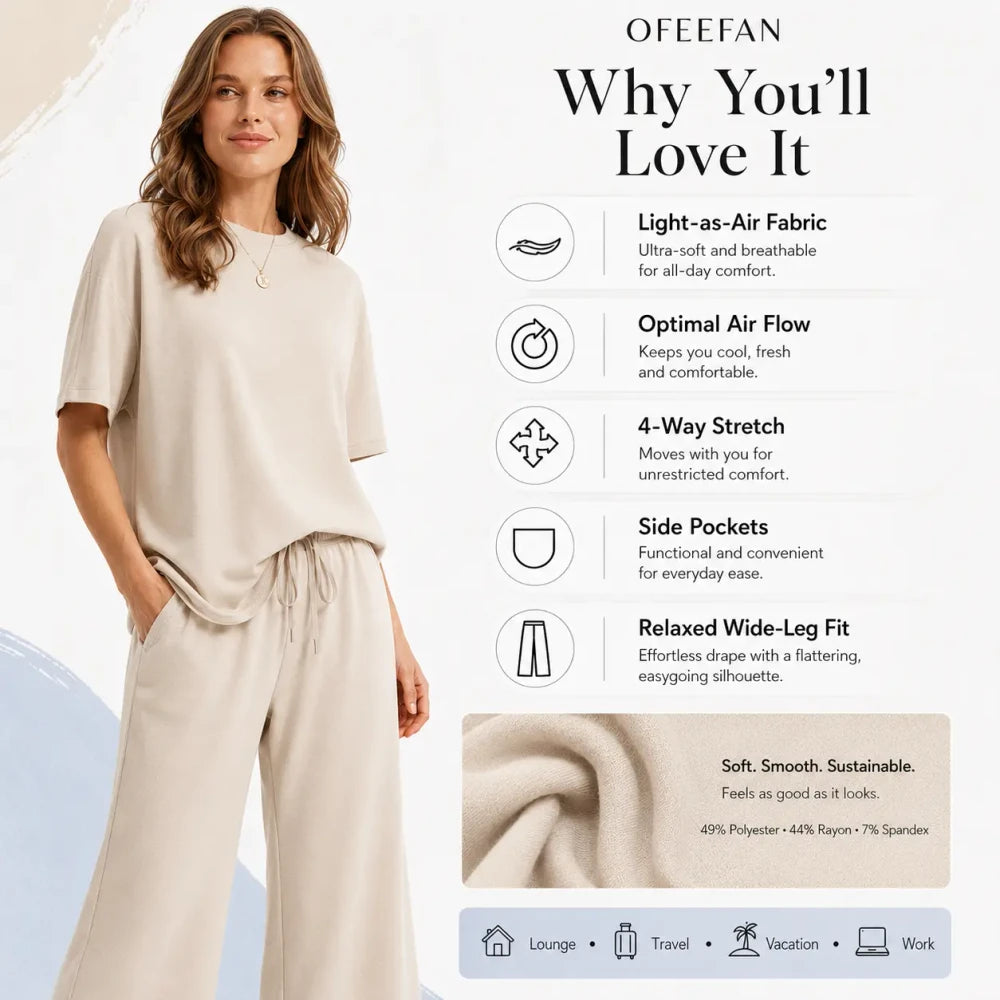 Ofeefan Two Piece Lounge Set