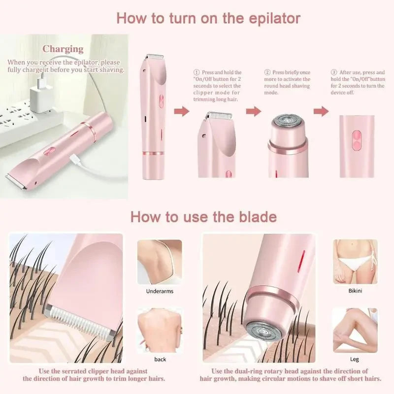 Dual Head Electric Shaver