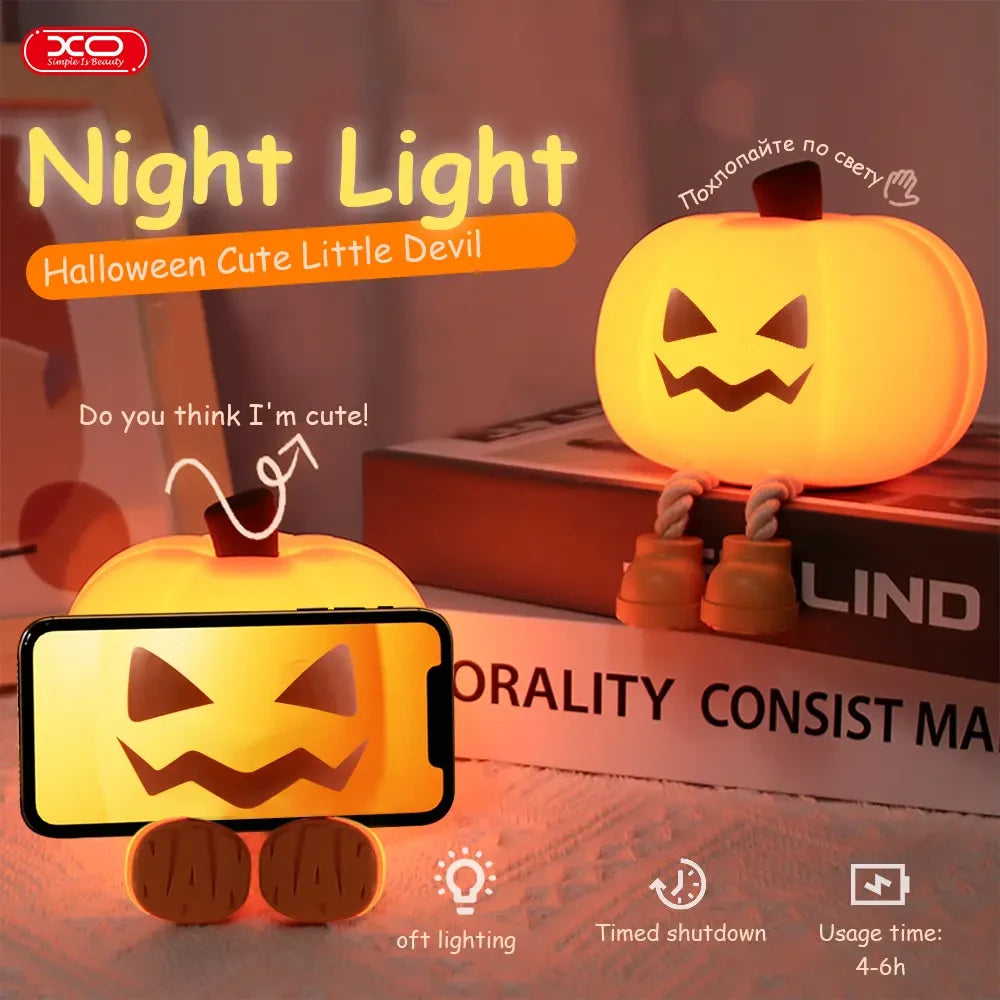 Spooky Halloween Pumpkin LED Lantern