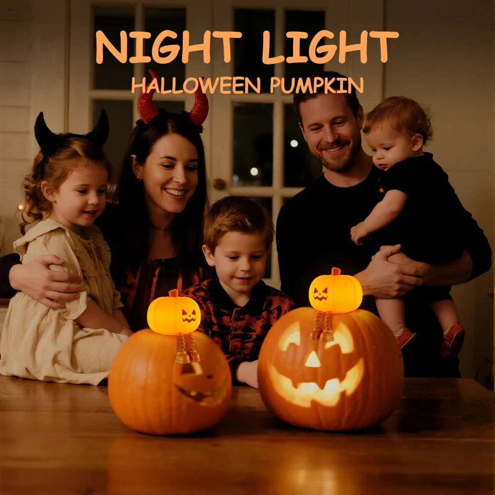 Spooky Halloween Pumpkin LED Lantern