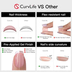 Ultra Short Almond Press-On Nails