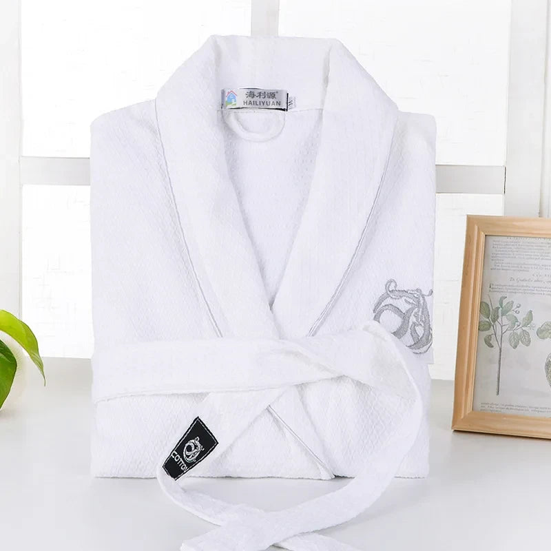 Cotton Waffle Bathrobe