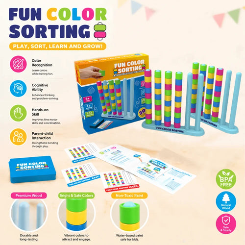 Color Stack Challenge Game Set