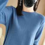 Wool Round Neck Casual Sweater