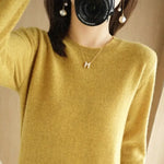 Wool Round Neck Casual Sweater