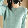 Wool Round Neck Casual Sweater