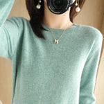 Wool Round Neck Casual Sweater