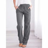 Cotton Linen Drawstring Lounge Pants