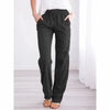 Cotton Linen Drawstring Lounge Pants