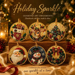 Christmas DIY Diamond Painting Ornament Kit