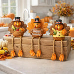 Resin Turkey Tabletop Centerpiece Decor