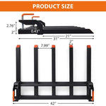 Heavy Duty Clamp-on Tractor Debris Forks