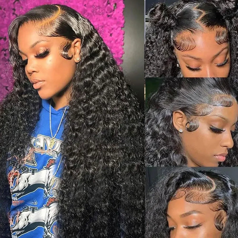 Deep Wave Human Hair Lace Wig