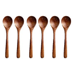 Natural Wooden Cooking Spoon Set