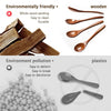 Natural Wooden Cooking Spoon Set