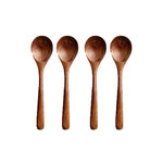 Natural Wooden Cooking Spoon Set